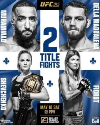 UFC 315: Прямая трансляция сегодня бесплатно